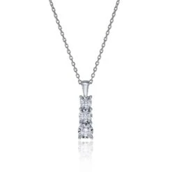 Chisholm Hunter 9ct White Gold 0.24ct Diamond Pendant