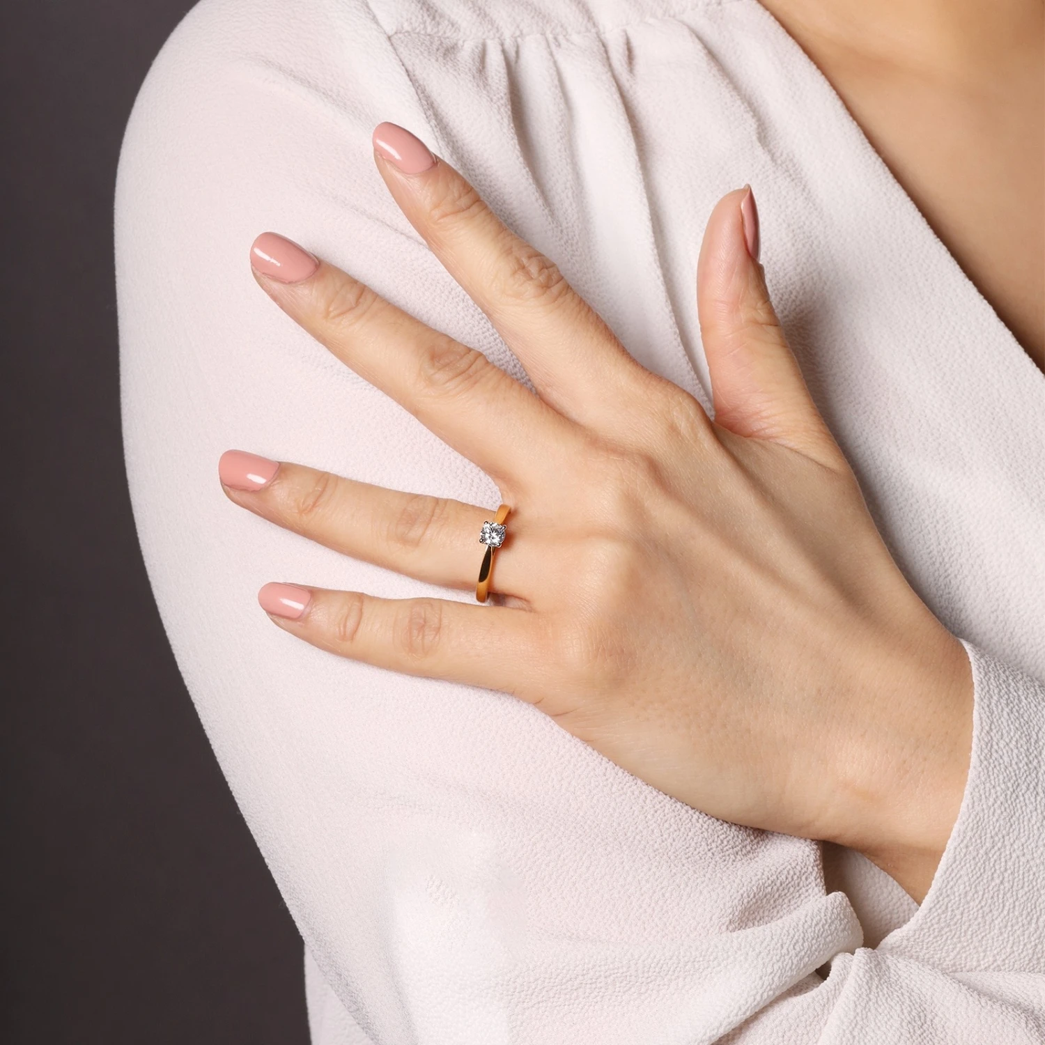 Chisholm Hunter 18ct Yellow Gold Brilliant Cut 0.33ct Diamond Solitaire Ring 5 Chisholm Hunter 18ct Yellow Gold Brilliant Cut 0.33ct Diamond Solitaire Ring - Image 3