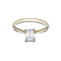 Chisholm Hunter 18ct Yellow Gold Emerald Cut 0.75ct Diamond Solitaire 11 Chisholm Hunter 18ct Yellow Gold Emerald Cut 0.75ct Diamond Solitaire -Chisholm Hunter 1 001 04 0061b
