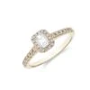 Chisholm Hunter 18ct Yellow Gold Emerald Cut 0.60ct Diamond Halo Solitaire Ring 1 Chisholm Hunter 18ct Yellow Gold Emerald Cut 0.60ct Diamond Halo Solitaire Ring -Chisholm Hunter 1 001 04 0062