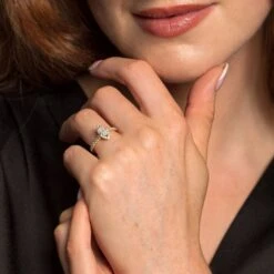 Chisholm Hunter 18ct Yellow Gold Marquise Cut 0.70ct Diamond Halo Solitaire Ring 11 Chisholm Hunter 18ct Yellow Gold Marquise Cut 0.70ct Diamond Halo Solitaire Ring -Chisholm Hunter 1 001 05 0034 c