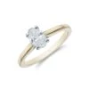 Chisholm Hunter 18ct Yellow Gold Oval Cut 0.75ct Diamond Solitaire Ring -Chisholm Hunter 1 001 06 0027 1