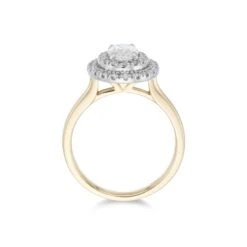 Chisholm Hunter 18ct Yellow Gold Oval Cut 0.75ct Diamond Halo Solitaire Ring 9 Chisholm Hunter 18ct Yellow Gold Oval Cut 0.75ct Diamond Halo Solitaire Ring -Chisholm Hunter 1 001 06 0029c