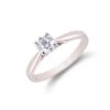 Chisholm Hunter 18ct Rose Gold Brilliant Cut 0.40ct Diamond Solitaire Ring -Chisholm Hunter 1 001 13 0003 1