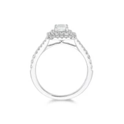 Chisholm Hunter Platinum Emerald Cut 0.50ct Diamond Halo Solitaire Ring 9 Chisholm Hunter Platinum Emerald Cut 0.50ct Diamond Halo Solitaire Ring -Chisholm Hunter 1 001 21 0022c 1