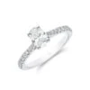 Chisholm Hunter Platinum Oval Cut 0.75ct Diamond Solitaire Ring -Chisholm Hunter 1 001 22 0011 1