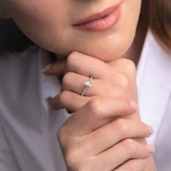 Chisholm Hunter Platinum Oval Cut 0.75ct Diamond Solitaire Ring -Chisholm Hunter 1 001 22 0011 1