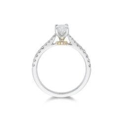 Chisholm Hunter Platinum Oval Cut 0.75ct Diamond Solitaire Ring -Chisholm Hunter 1 001 22 0011c 1