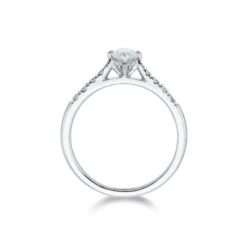 Chisholm Hunter Platinum Marquise Cut 0.70ct Diamond Solitaire Ring -Chisholm Hunter 1 001 23 0011c