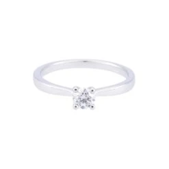 Chisholm Hunter Platinum Brilliant Cut 0.33ct Diamond Solitaire Ring -Chisholm Hunter 1 001 50 0233