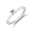 Chisholm Hunter Platinum Brilliant Cut 0.33ct Diamond Solitaire Ring -Chisholm Hunter 1 001 50 0233 1