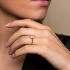 Chisholm Hunter Platinum Marquise Cut 0.50ct Diamond Solitaire Ring -Chisholm Hunter 1 001 53 0024 model