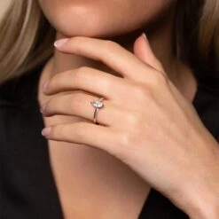 Chisholm Hunter Platinum Marquise Cut 0.75ct Diamond Solitaire Ring -Chisholm Hunter 1 001 53 0025 ring