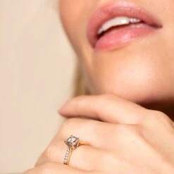 Chisholm Hunter 9ct Yellow Gold Brilliant Cut 0.35ct Diamond Solitaire Ring -Chisholm Hunter 1 001 77 0053 om 1