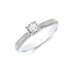 Chisholm Hunter 9ct White Gold Brilliant Cut 0.20ct Diamond Solitaire Ring -Chisholm Hunter 1 001 78 0068 2
