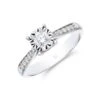 Chisholm Hunter 9ct White Gold Brilliant Cut 0.35ct Diamond Solitaire Ring -Chisholm Hunter 1 001 78 0069 2