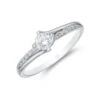 Chisholm Hunter 9ct White Gold Brilliant Cut 0.33ct Diamond Solitaire Ring -Chisholm Hunter 1 001 78 0074 3