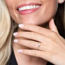 Chisholm Hunter 9ct White Gold 0.50ct Diamond Solitaire Ring -Chisholm Hunter 1 001 78 0132 om 2