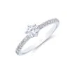 Chisholm Hunter 9ct White Gold 0.50ct Diamond Solitaire Ring -Chisholm Hunter 1 001 78 0132 p 1