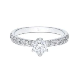Chisholm Hunter 9ct White Gold 0.75tcw Diamond Solitaire Ring -Chisholm Hunter 1 001 78 0133 d 1