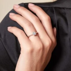 Chisholm Hunter 9ct White Gold Round Brilliant 0.16ct Diamond Ring -Chisholm Hunter 1 001 78 0140 ls 1