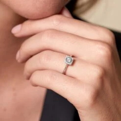 Chisholm Hunter 9ct White Gold Round Brilliant 0.26ct Diamond Ring -Chisholm Hunter 1 001 78 0141 ls 1