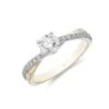 Chisholm Hunter 18ct 2 Colour Brilliant Cut 0.50ct Diamond Solitaire Ring -Chisholm Hunter 1 001 79 0018
