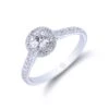 Chisholm Hunter Platinum Brilliant Cut 1.00ct Diamond Halo Ring -Chisholm Hunter 1 001 81 0185 1 1
