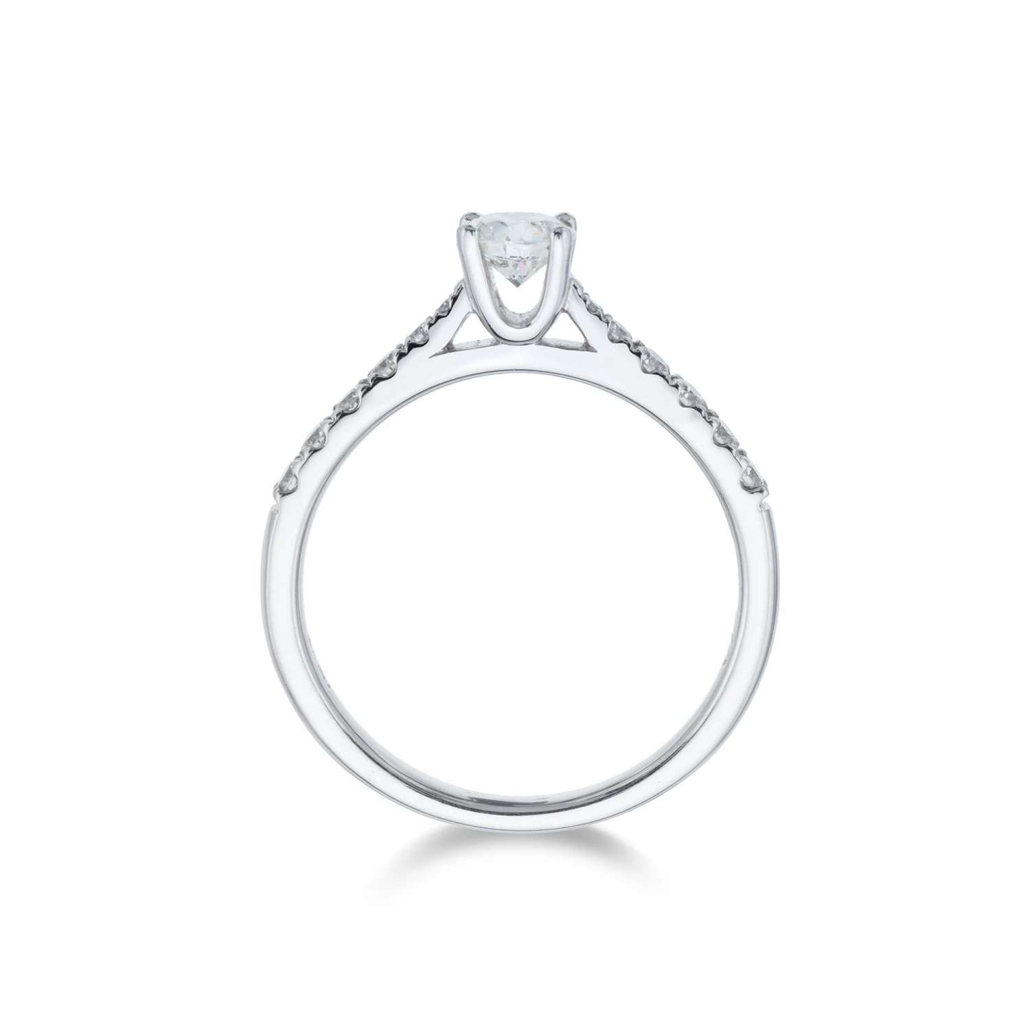 Chisholm Hunter Platinum Brilliant Cut 0.45ct Diamond Solitaire Ring 6 Chisholm Hunter Platinum Brilliant Cut 0.45ct Diamond Solitaire Ring - Image 4