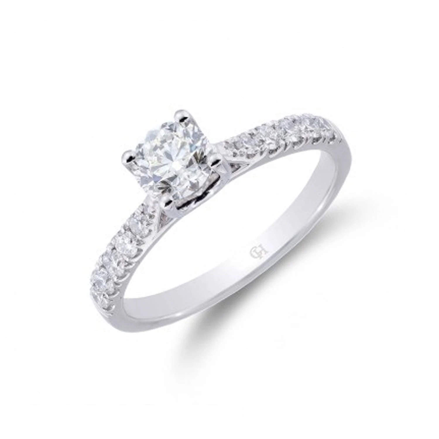 Chisholm Hunter Platinum Brilliant Cut 0.95ct Diamond Solitaire Ring 3 Chisholm Hunter Platinum Brilliant Cut 0.95ct Diamond Solitaire Ring