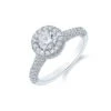 Chisholm Hunter Platinum Brilliant Cut 1.50ct Diamond Halo Ring 2 Chisholm Hunter Platinum Brilliant Cut 1.50ct Diamond Halo Ring -Chisholm Hunter 1 001 81 0235
