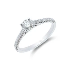 Chisholm Hunter Platinum Brilliant Cut 0.70ct Diamond Solitaire Ring