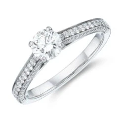 Chisholm Hunter Platinum Round Brilliant 0.75ct Diamond Solitaire