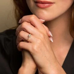 Chisholm Hunter 18ct Yellow Gold Brilliant Cut 0.50ct Diamond Halo Solitaire Ring -Chisholm Hunter 1 001 93 0043 c