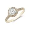Chisholm Hunter 18ct Yellow Gold Brilliant Cut 1.00ct Diamond Halo Solitaire Ring 1 Chisholm Hunter 18ct Yellow Gold Brilliant Cut 1.00ct Diamond Halo Solitaire Ring -Chisholm Hunter 1 001 93 0045