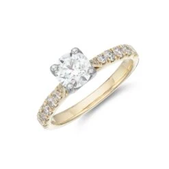 Chisholm Hunter 18ct Yellow Gold Brilliant Cut 0.90ct Diamond Solitaire