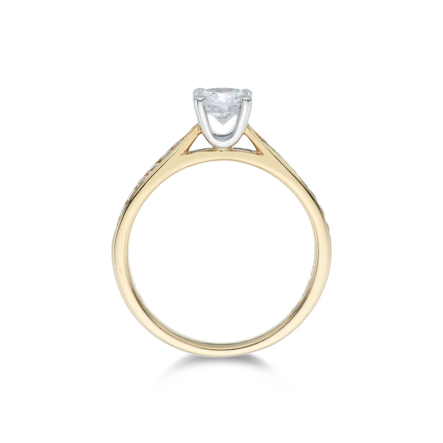 Chisholm Hunter 18ct Yellow Gold Brilliant Cut 0.50ct Solitaire Diamond Ring 5 Chisholm Hunter 18ct Yellow Gold Brilliant Cut 0.50ct Solitaire Diamond Ring - Image 3