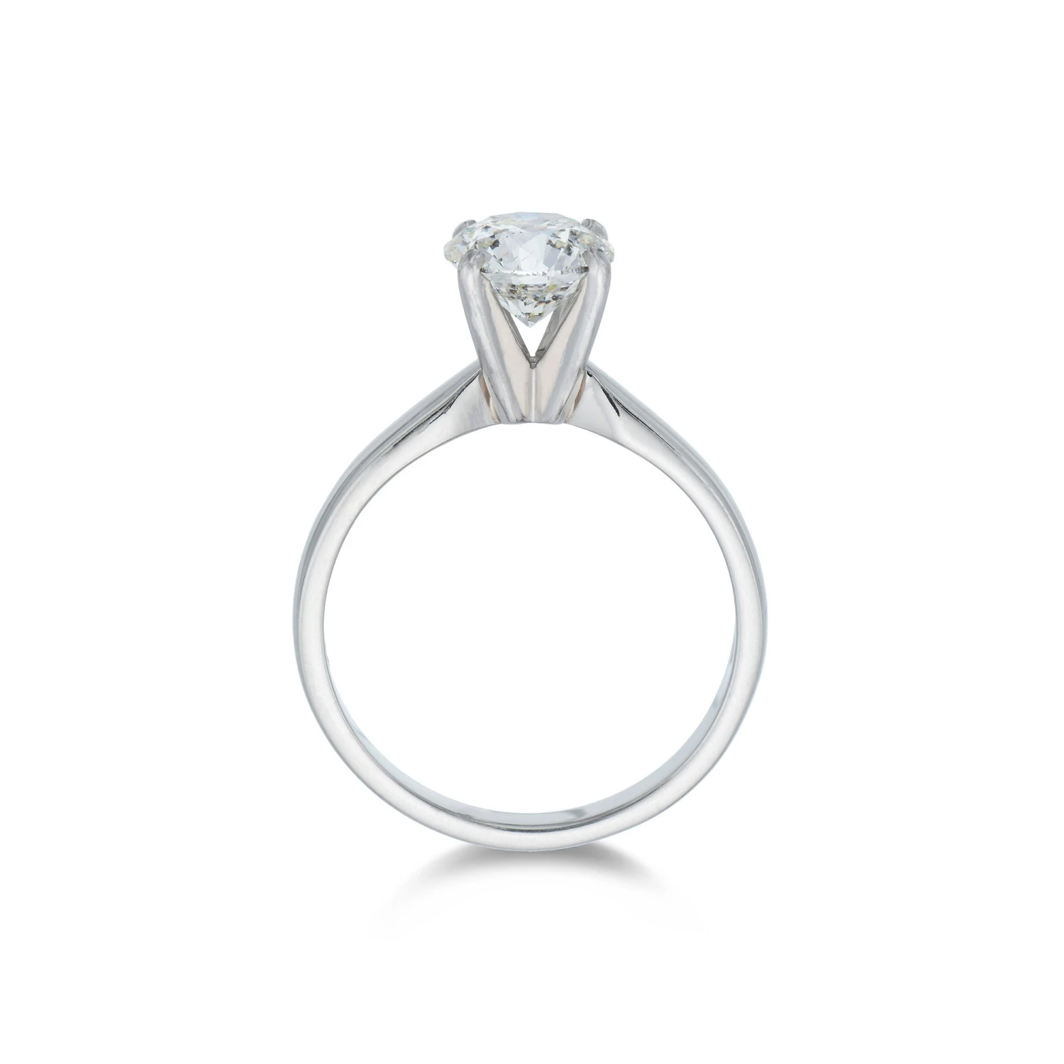 Chisholm Hunter Platinum Brilliant Cut 1.54ct Diamond Solitaire Ring 5 Chisholm Hunter Platinum Brilliant Cut 1.54ct Diamond Solitaire Ring - Image 3