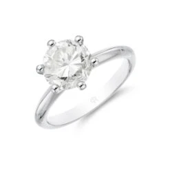 Chisholm Hunter Platinum Brilliant Cut 2.45ct Diamond Solitaire Ring