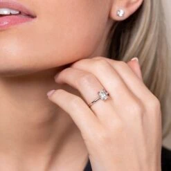 Chisholm Hunter Platinum Emerald Cut 1.50ct Diamond Solitaire Ring -Chisholm Hunter 1 002 07 0053 1 1