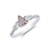 Chisholm Hunter Platinum Pear Cut 1.35ct Diamond Three Stone Ring -Chisholm Hunter 1 002 12 0088 1