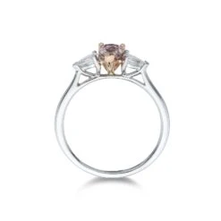 Chisholm Hunter Platinum Pear Cut 1.35ct Diamond Three Stone Ring -Chisholm Hunter 1 002 12 0088c