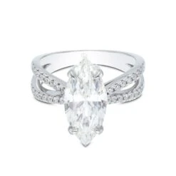 Chisholm Hunter Platinum Marquise Cut 3.00ct Diamond Solitaire Ring -Chisholm Hunter 1 002 14 0020 d1 1