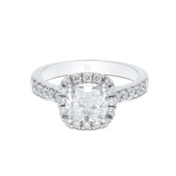Chisholm Hunter Platinum Cushion Cut 1.50ct Diamond Solitaire Ring -Chisholm Hunter 1 002 16 0035 d1 1
