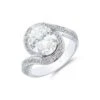 Chisholm Hunter Platinum Oval Cut 3.00ct Diamond Halo Solitaire Ring -Chisholm Hunter 1 002 17 0044 p 1