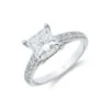 Chisholm Hunter Platinum Princess Cut 2.00ct Diamond Solitaire Ring -Chisholm Hunter 1 002 18 0042 hero