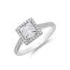 Chisholm Hunter Platinum Princess Cut 1.40ct Diamond Solitaire Ring -Chisholm Hunter 1 002 18 0059 hero