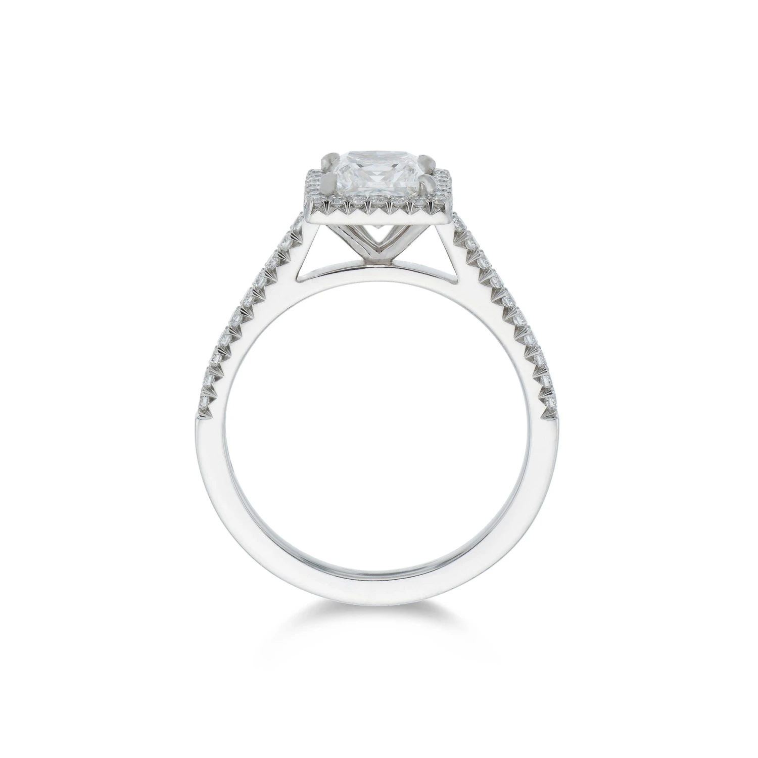 Chisholm Hunter Platinum Princess Cut 1.40ct Diamond Solitaire Ring 5 Chisholm Hunter Platinum Princess Cut 1.40ct Diamond Solitaire Ring - Image 3