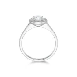 Chisholm Hunter Platinum Brilliant Cut 0.70ct Diamond Halo Solitaire Ring 11 Chisholm Hunter Platinum Brilliant Cut 0.70ct Diamond Halo Solitaire Ring -Chisholm Hunter 1 002 19 0220c