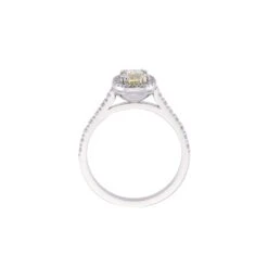 Chisholm Hunter Platinum Cushion Cut 0.90ct Diamond Halo Ring 9 Chisholm Hunter Platinum Cushion Cut 0.90ct Diamond Halo Ring -Chisholm Hunter 1 002 47 0011c